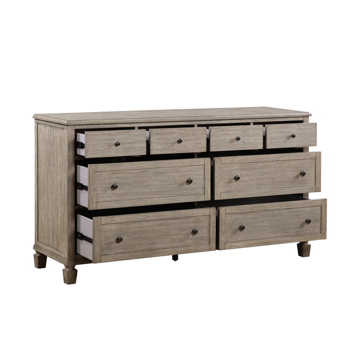 Marceline Gray Oak Dresser