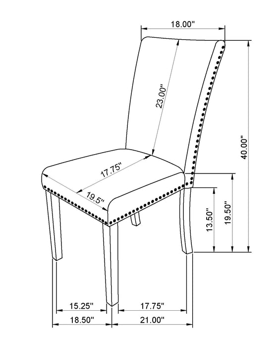 Varley Dove Dining Chair, Set of 2