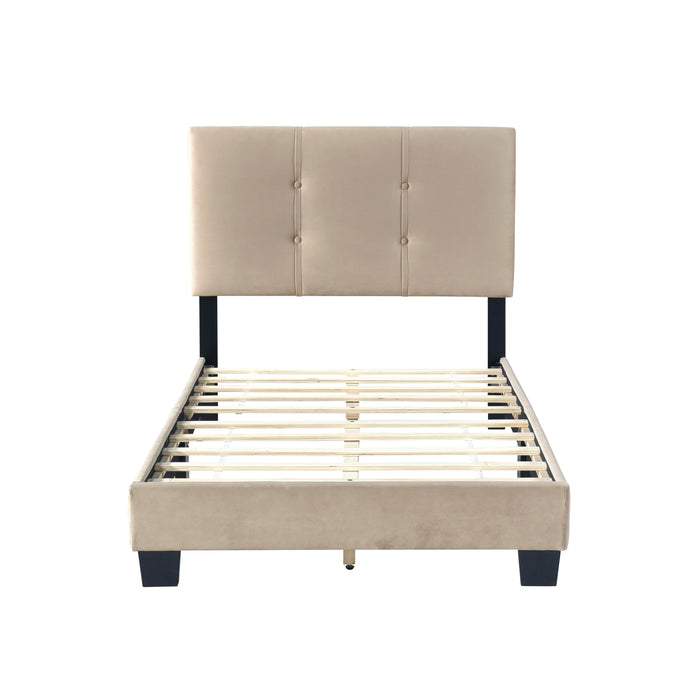 Bari Brown Twin Platform Bed