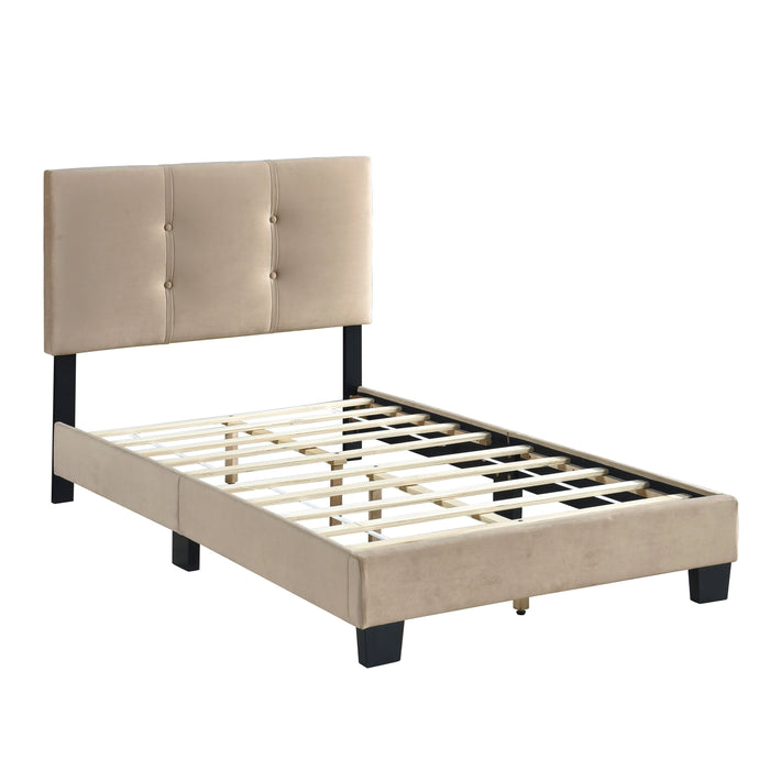 Bari Brown Twin Platform Bed