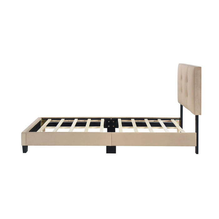 Bari Brown Twin Platform Bed