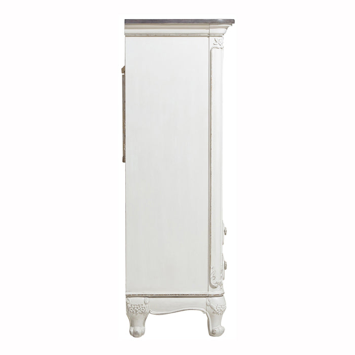 Cinderella Antique White Armoire