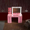 VANITII Eva Vanity Set with 15 bulbs Vanity Mirror(Only sell in California)