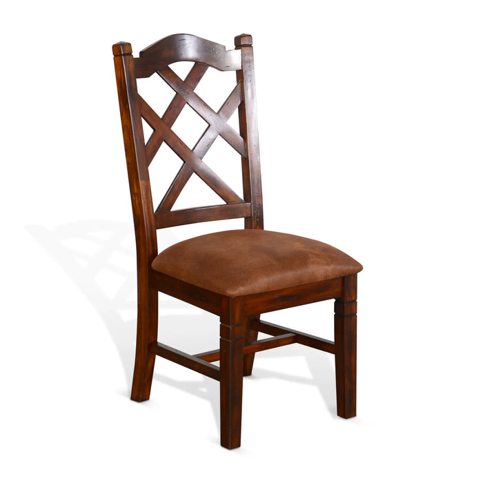 Purity Craft Double Crossback Dining Chair Dark chocolate