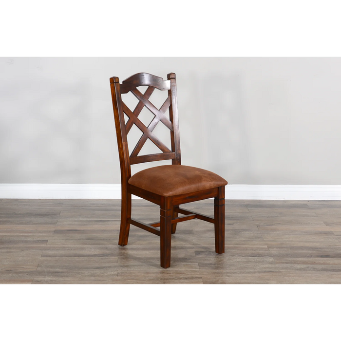 Purity Craft Double Crossback Dining Chair Dark chocolate