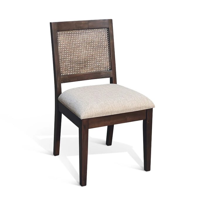 Purity Craft Cane Back Dining Chair Coffee Bean