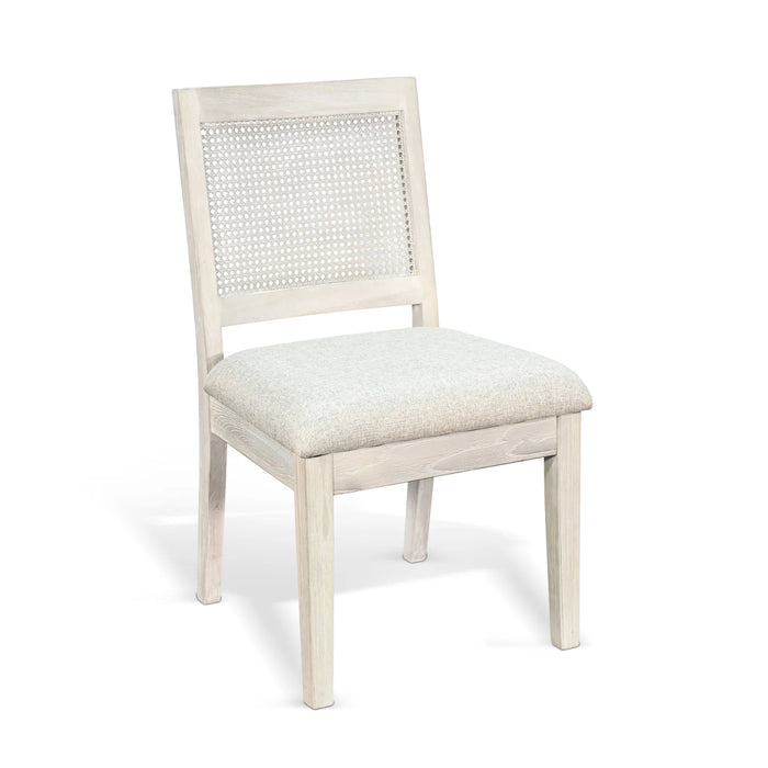 Purity Craft Cane Back Dining Chair Light Gray