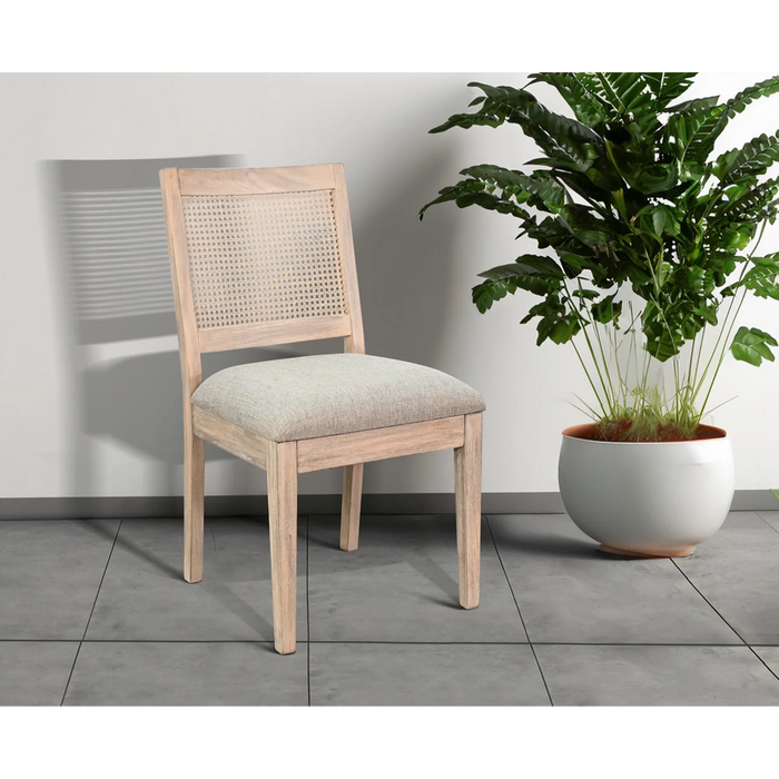 Purity Craft Cane Back Dining Chair Wheat