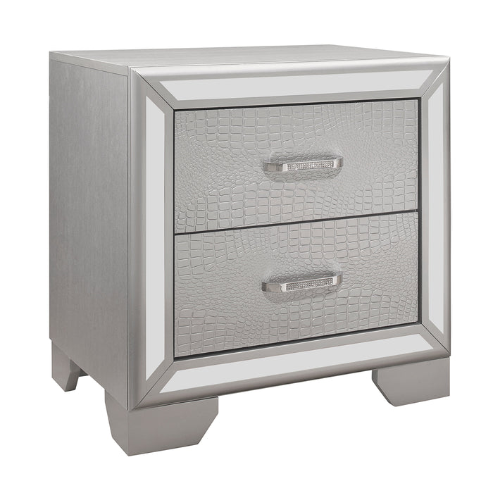 Aveline Silver Nightstand