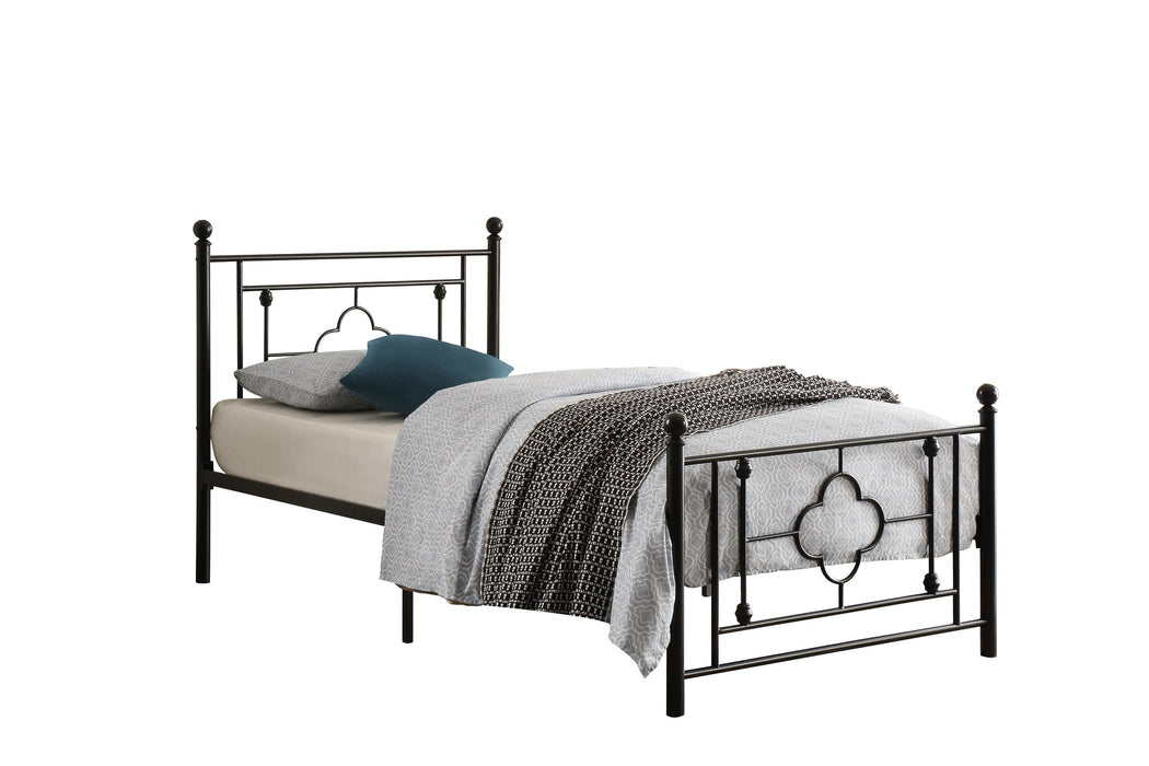 Morris Black Full Metal Platform Bed