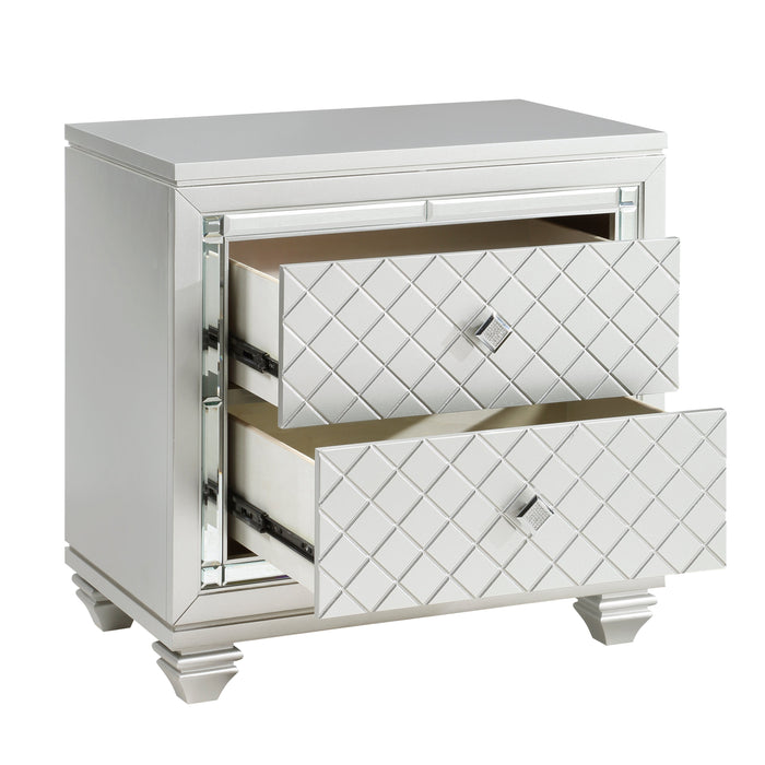 Leesa Silver Nightstand