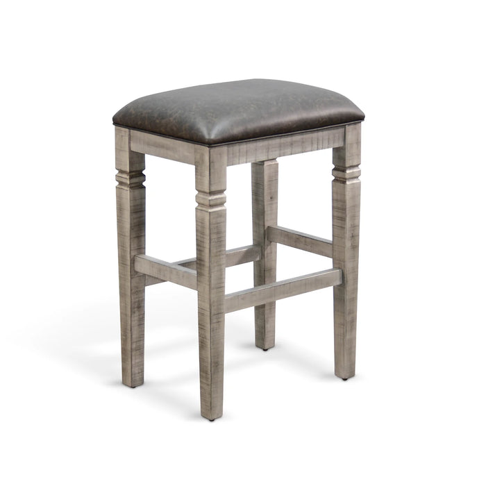 Purity Craft Bar Stool, Cushion Seat Alpine Grey