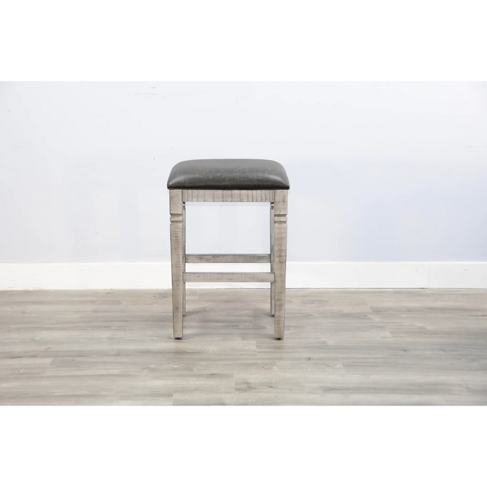 Purity Craft Bar Stool, Cushion Seat Alpine Grey