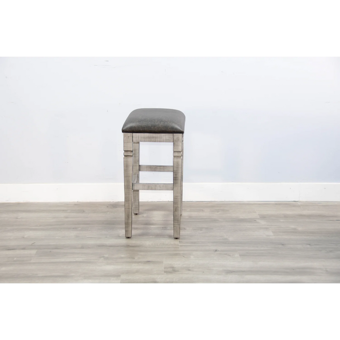 Purity Craft Bar Stool, Cushion Seat Alpine Grey