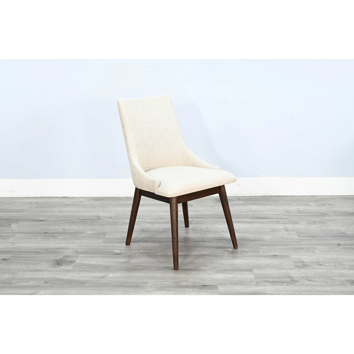 Purity Craft Upholstered Cushion Seat Dining Chair Walnut