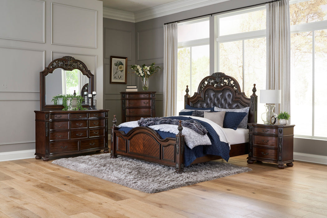 Adelina Cherry Queen Bed