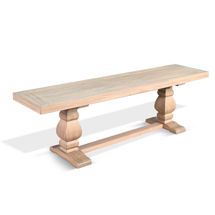 Purity Craft Gianna Wood Dining Bench Wheat