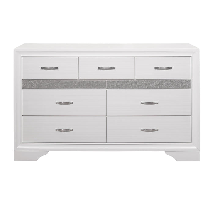 Luster White Dresser