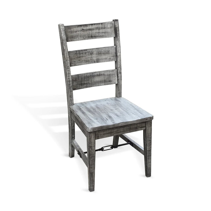 Purity Craft Alpine Ladderback Chair with Turnbuckle, Wood Seat