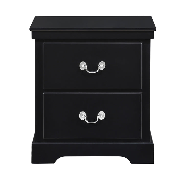 Seabright Black Nightstand