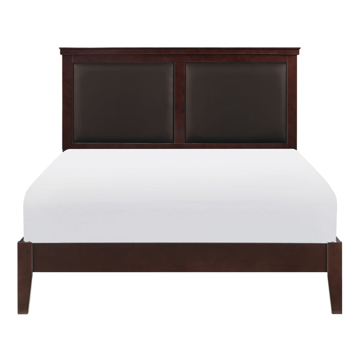 Seabright Cherry King Panel Bed