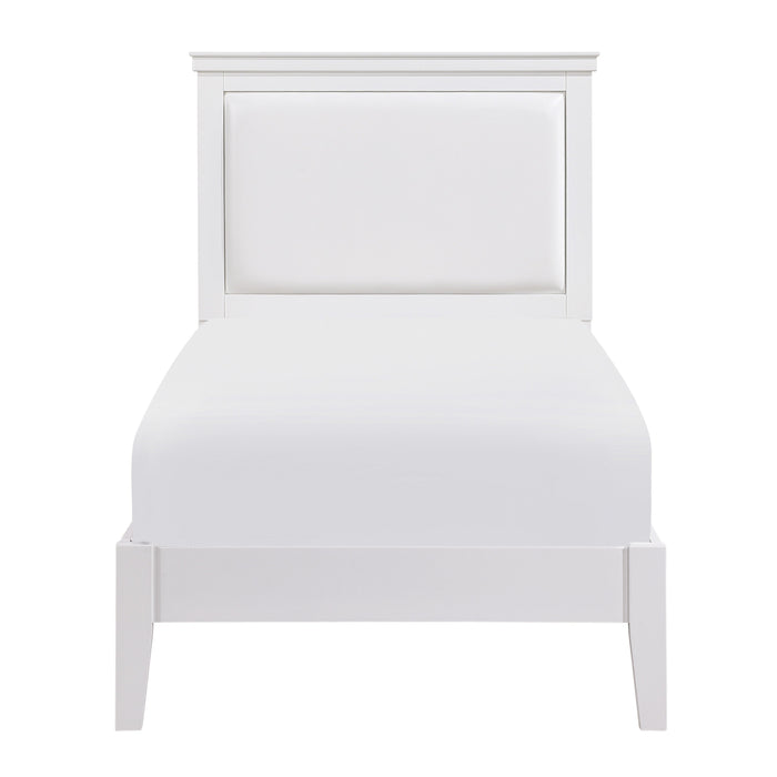 Seabright White Twin Bed