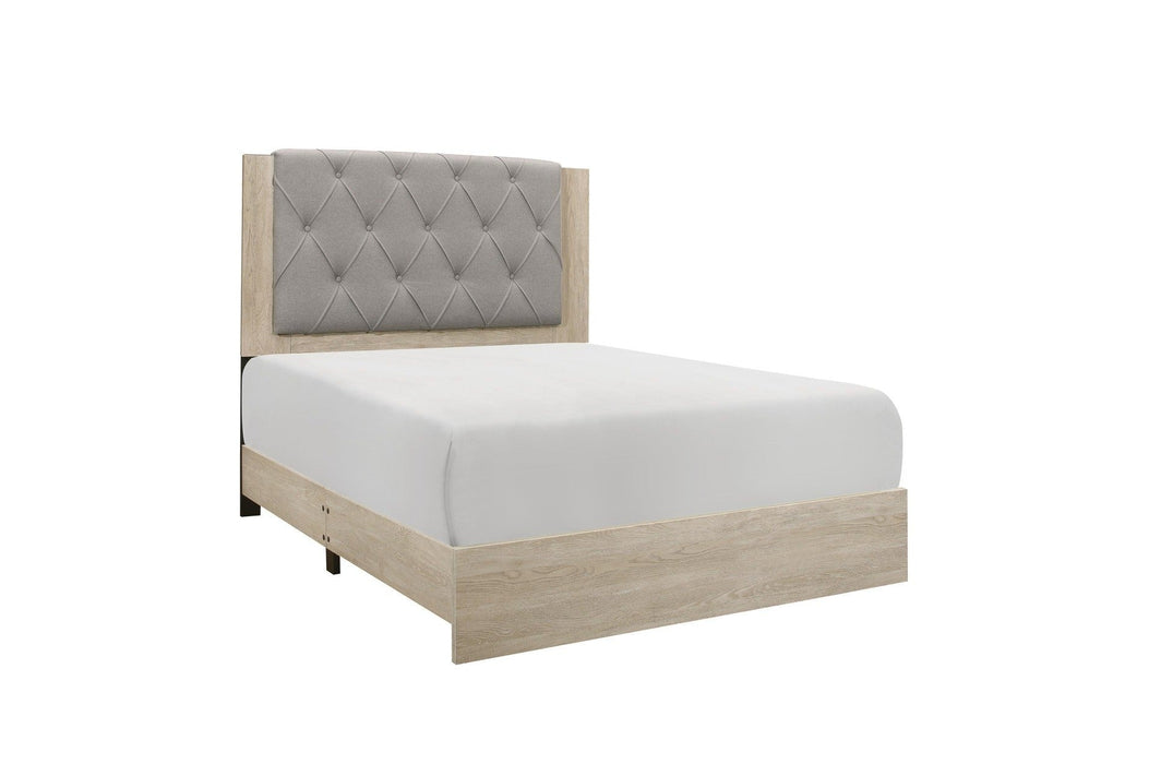 Whiting Natural King Upholstered Panel Bed