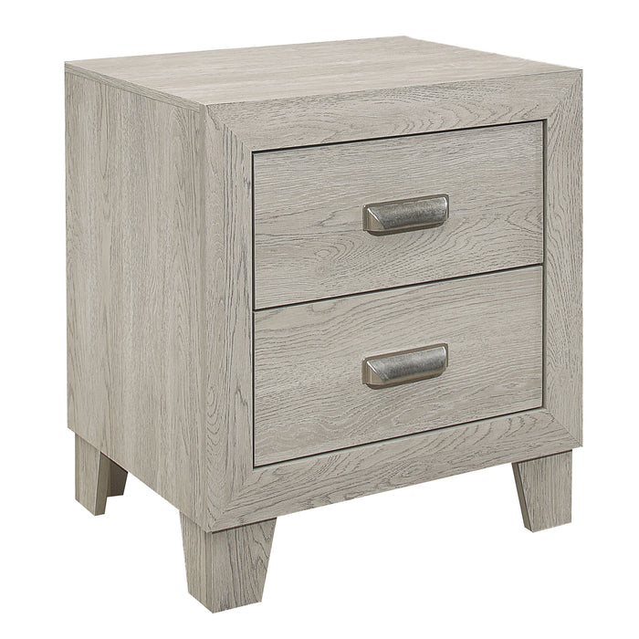 Quinby Light Brown Nightstand