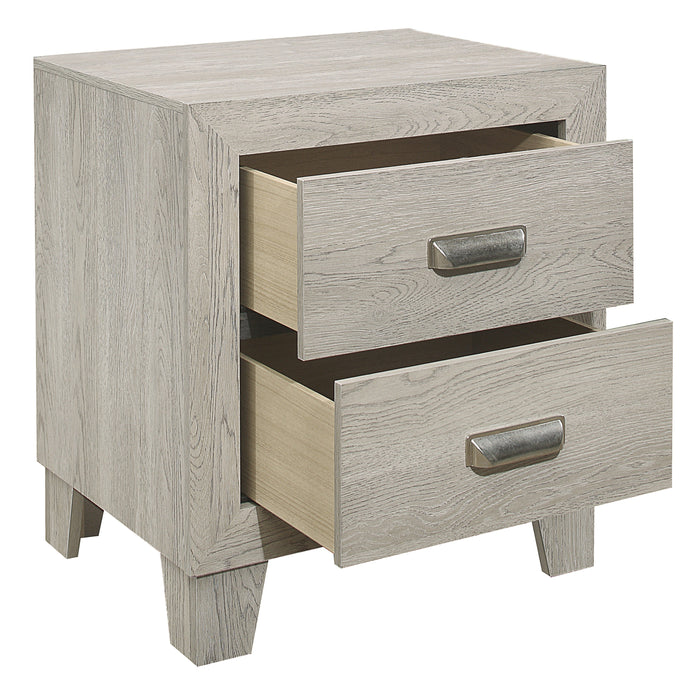 Quinby Light Brown Nightstand