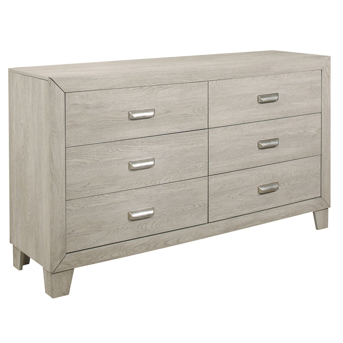 Quinby Light Brown Dresser