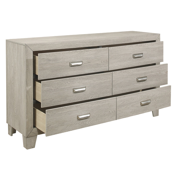 Quinby Light Brown Dresser