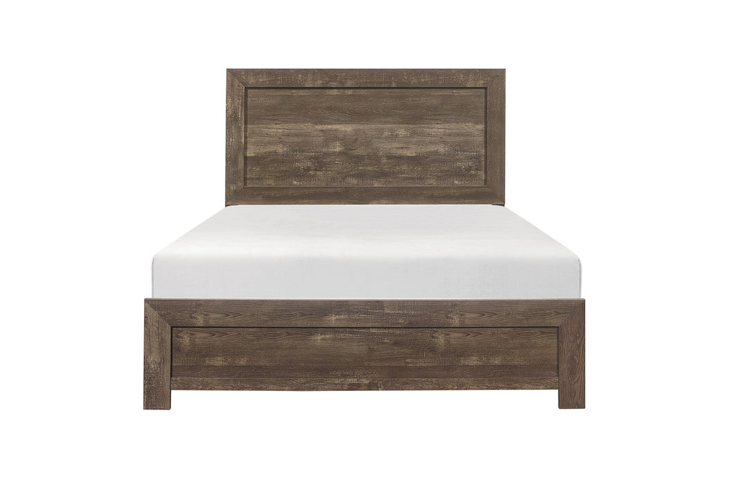 Corbin Brown Queen Panel Bed