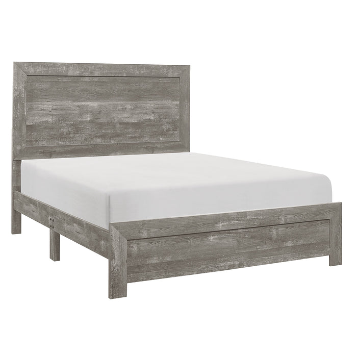 Corbin Gray Queen Panel Bed