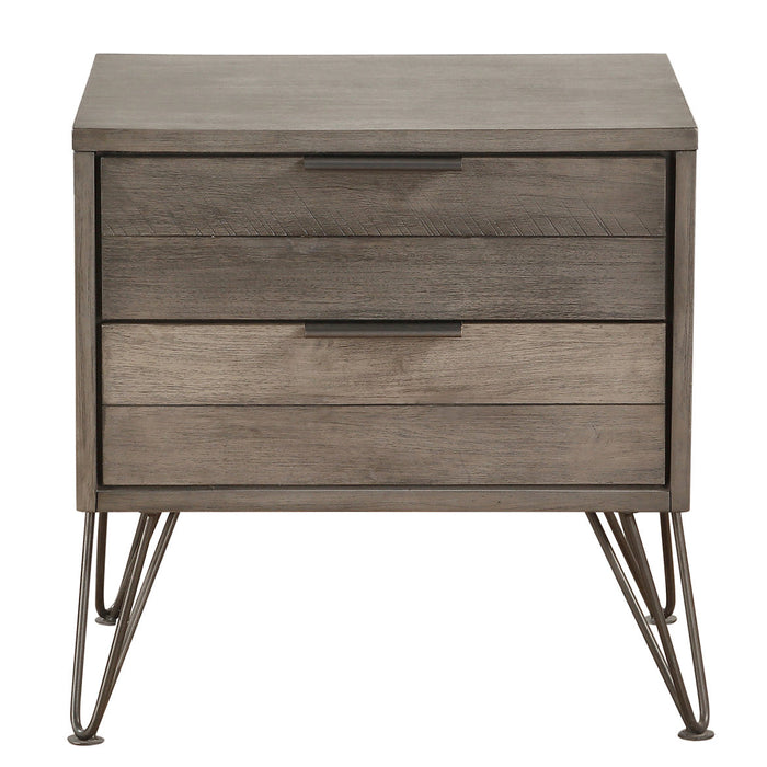 Urbanite Gray Nightstand