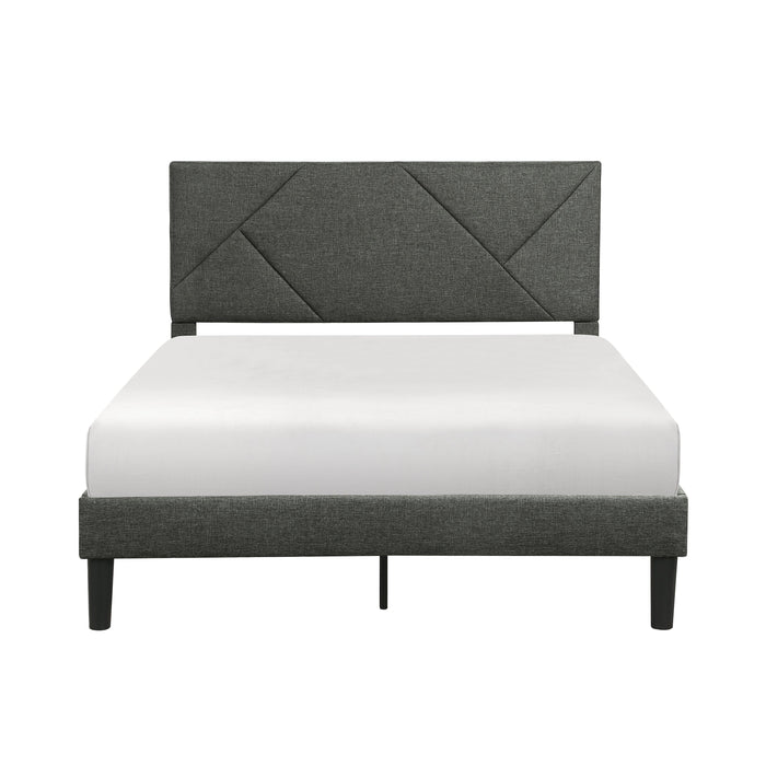 Raina Gray Full Platform Bed