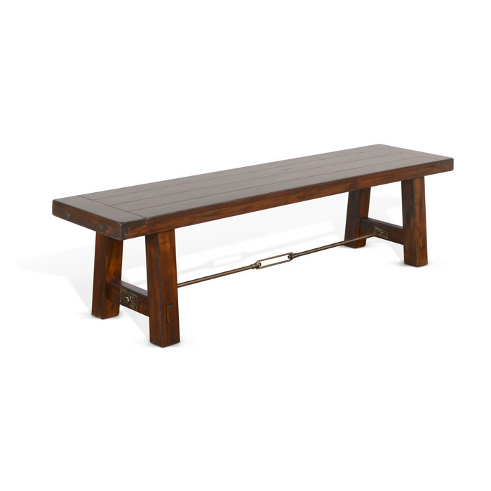 Purity Craft 64' Bench with Turnbuckle Vintage Mocha