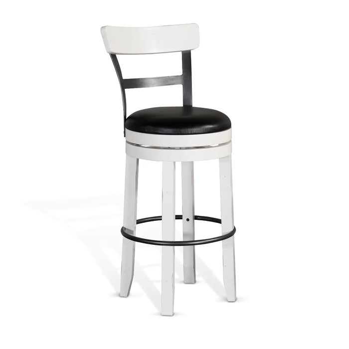 Purity Craft Industrial Swivel Barstool European Cottage