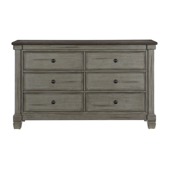 Weaver Coffee/Antique Gray Dresser