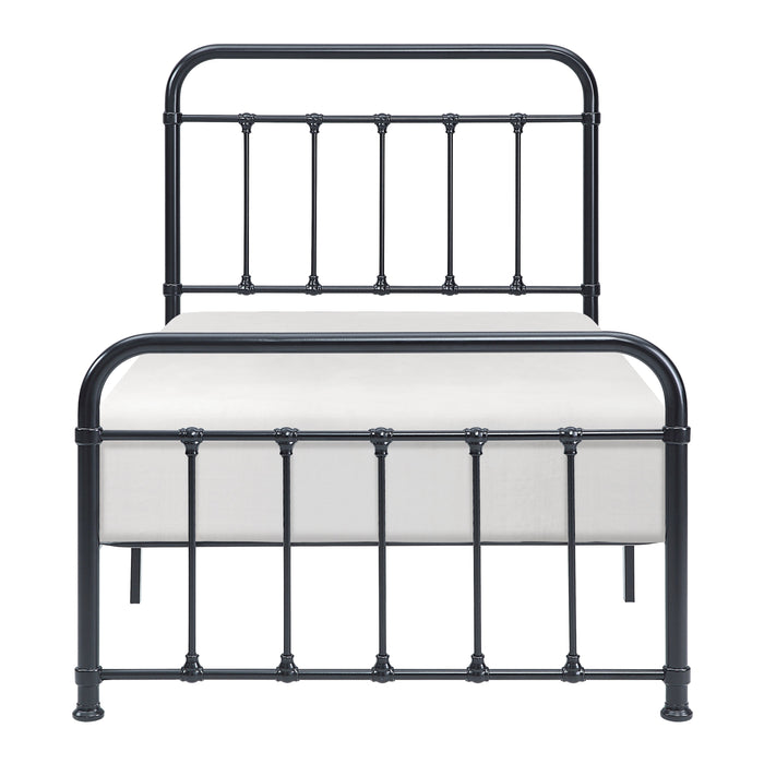 Fawn Black Metal Twin Platform Bed