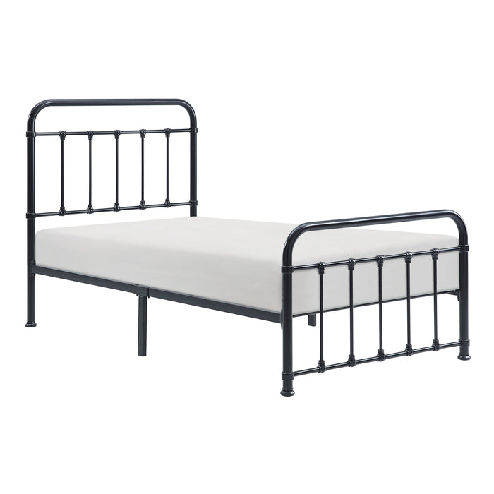 Fawn Black Metal Twin Platform Bed