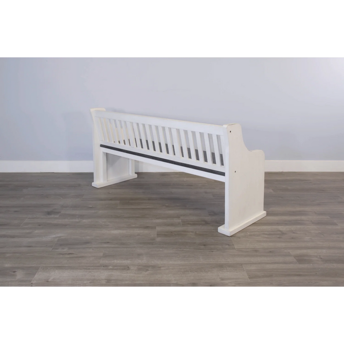 Purity Craft Carriage House Bench with Back European Cottage