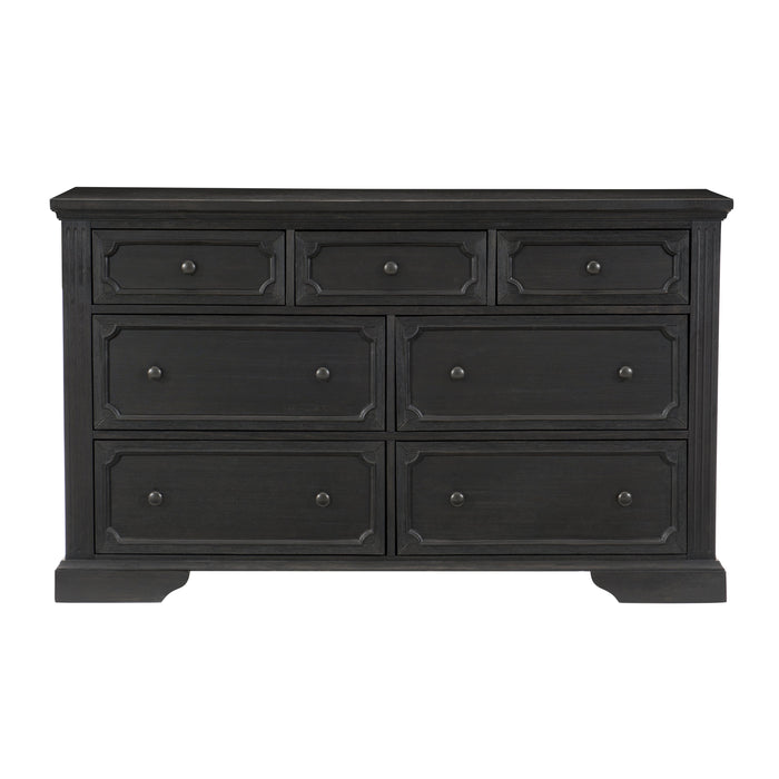 Bolingbrook Wire-Brushed Charcoal Dresser