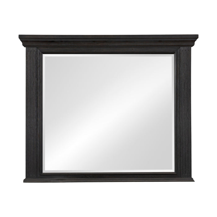 Bolingbrook Wire-Brushed Charcoal Mirror (Mirror Only)