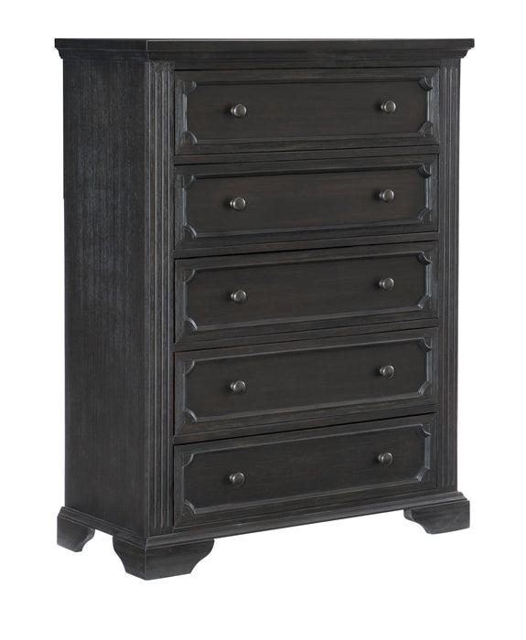 Bolingbrook Wire-Brushed Charcoal Chest