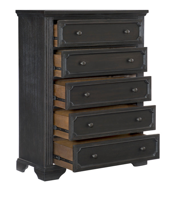 Bolingbrook Wire-Brushed Charcoal Chest