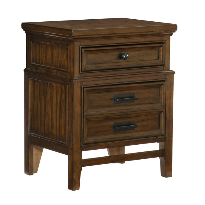 Frazier Park Brown Cherry Nightstand