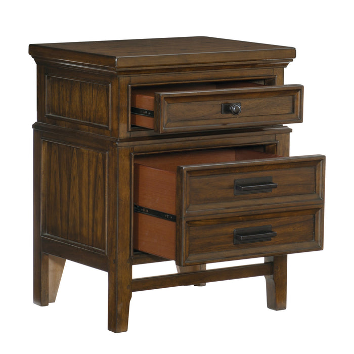 Frazier Park Brown Cherry Nightstand