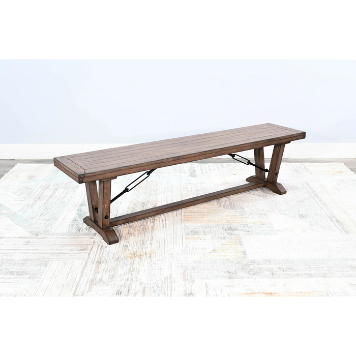 Purity Craft Yellowstone Bench with Turnbuckles Buckskin