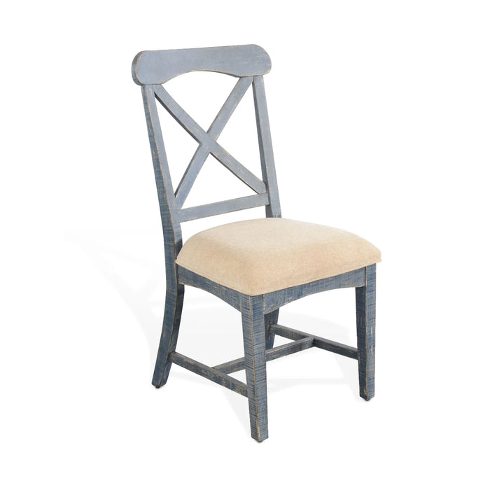 Purity Craft Farmhouse Crossback Chair Ocean Blue