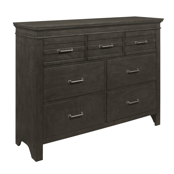 Blaire Farm Charcoal Gray Panel Bedroom Set